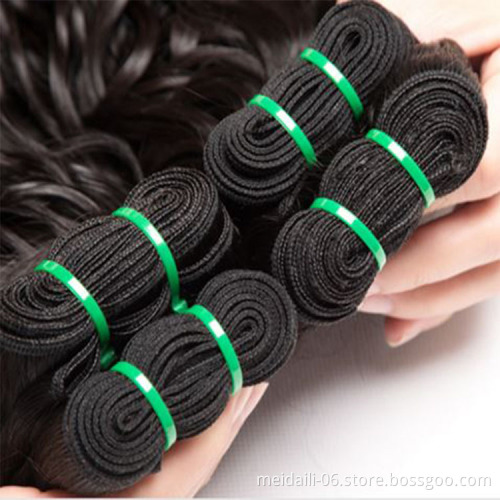 7a grade Indian hair water wave  human hair bundles